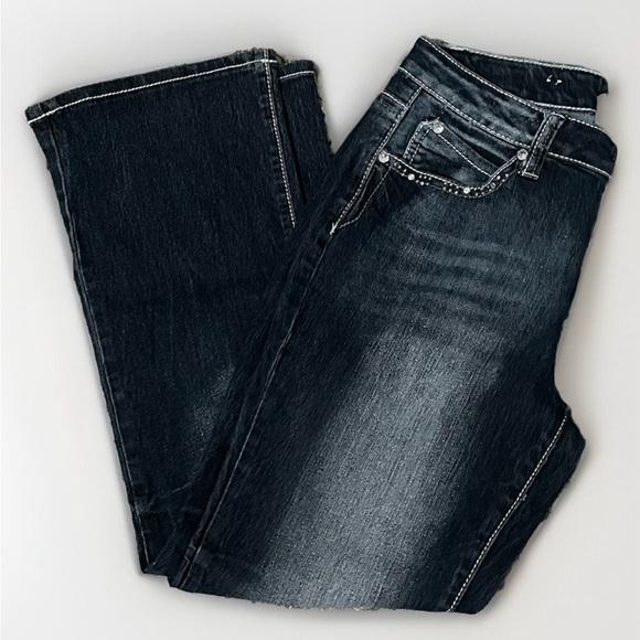 Earl Jean Embellished Jeans Size 10 P - Picture 2 of 3